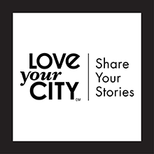 Love your city share your stories logo