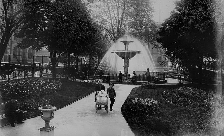 Archival photo of Gore Park